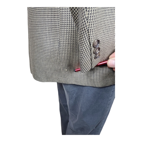 Bachrach Men Blazer Sz 42 R Silk Wool - Picture 7 of 11